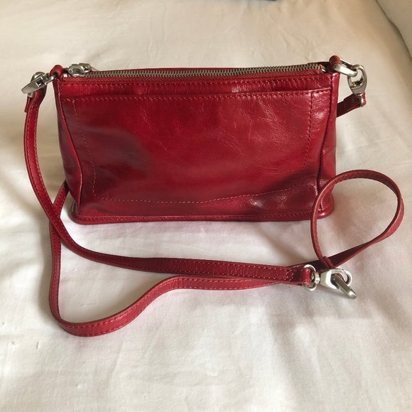 HOBO Handbags - NWT HOBO Red Leather Crossbody Bag